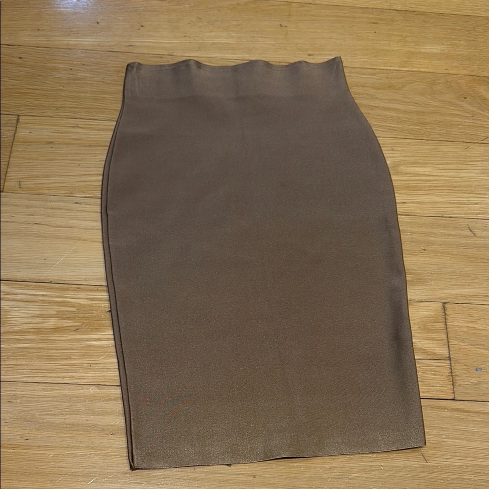 WOW couture Brown Pencil Skirt